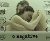 (!The filmmakers highly recommend wearing headphones for the fullest &#39;o negative&#39; experience!)nO NEGATIVE premiered at the Toronto International Film Festival before playing festivals all over the world. It was named one of the Top Ten short films of the year by TIFF.nIt is featured on Short of the Week: https://www.shortoftheweek.com/2016/10/31/o-negative/nand is a Vimeo Staff Pick.nnO NEGATIVEnwritten and directed by Steven McCarthy(contact: onegativefilm@gmail.com)nnFeaturing Alyx Melone, S