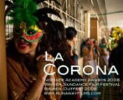 The contestants are murderers, guerrillas and thieves. The winner will be crowned Queen, but she won&#39;t be invited on a press tour as a role model for young girls. Instead, she will be escorted back to her cell. LA CORONA (The Crown) is a character-driven documentary that follows four inmates competing for the crown in the annual beauty pageant of the Bogota Women&#39;s Prison.nnLas concursantes son asesinas, guerrilleras y ladronas. La ganadora será coronada como Reina, pero no será invitada a rue