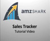 Discover accurate sales, price history and Sales Rank for virtually any Amazon product.nnVisit http://www.amzshark.com/ to sign up!