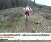 Landscape magazine presents the track of the 2010 Belgium Nissan Downhill Cup #1 round in La Roche-en-Ardenne.n17 and 18 of April, come to Belgian Ardennes to see riders down this track at full speed.nSaturday 17 of April at 7.00 p.m. come see the premiere of amazing video