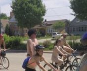 A video allowing viewers to estimate how many people rode in the 2016 Madison World Naked Bike Ride