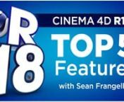 Read the full article about R18 updates here: http://www.motiontutorials.net/blog-tutorials/cinema4d-r18-top-5-new-featuresnnIn This Cinema 4D R18 tutorial video, get a sneak peak of my Top 5 new features for Cinema 4D R18. There are a lot of updates and new features for Cinema 4D R18, including the new Voronoi Fracture, MoGraph updates and new effectors like the Push Apart Effector and Re-Effector, the new ThinFilm Shader, Inverted Ambient Occlusion, and Parallax Bump Mapping, The new features