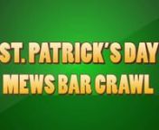 Visit the Mews Tavern on Tuesday, March 17th for St. Patty&#39;s Day! Starting at 5pm, enjoy MT giveaways.Order a pint of Harpoon Boston Irish Stout, Harpoon IPA or Harpoon Seasonal &amp; receive a FREE t-shirt!!nnIt&#39;s also Pint Night...order a pint of Guinness, Harpoon Boston Irish Stout, or Smithwicks Red Irish Ale &amp; receive a FREE pint glass!!nnVisit us online: mewstavern.comnnVideo Production by VUP Media