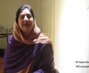 PML-N MPA Dr. Najma Afzal Khan from Faisalabad expresses her views on the storytelling sessions held as part of Alif Ailaan&#39;s Leading Through Teaching campaign.