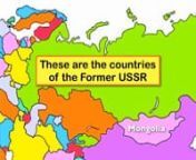 Sing along and learn the names and locations of the (legitimate) countries of the Former USSR. Then take the test. Follow along on the map and follow along with the lyrics. Fill in the blanks for the test. This is one of 34