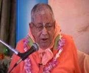 About 1 hournHis Divine Grace, Srila Bhakti Sundar Govinda Dev-Goswami Maharaj&#39;s lecture on this auspicious day in Soquel California. He shares a little about the exalted position of Sri Govardhan, as well as a description of the wealth of Krishna consciousness.