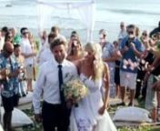 This is a short ten minute video of Vanessa and James wedding event at Uluwatu Surf Villas