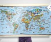 Get your WTFact Map at www.awesome-maps.com or at your favorite store!nnTHE WTFact Map - 97cm x 56cm (that&#39;s 22