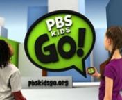 This montage of bumpers for the PBS KIDS block called GO imagines a world built of simple elements that are stacked, shoved and activated by kids.