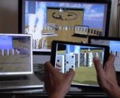 Now anyone with an iPad or iPhone can reach into stunning, immersive, physically realistic 3D virtual worlds.Play with dominos, toss bowling balls, experiment with gravity, and even connect, cooperate and compete with other players over WiFi.nnPantomime™ is the first interactive, multi-player 3D immersive virtual/augmented reality software for consumers – with no need for a virtual reality headset or any new hardware.The apps let any iPad or iPhone user look around and reach into physica