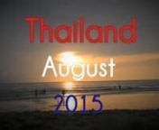 Few weeks in Thailand - August 2015nPlaces visited : Bangkok, Koh Phangan, Koh Samui, Krabi, Koh Phi Phi, PhuketnMusic : youtube.com/watch?v=qlS_q3ywnN4nCreated/Edited : Final Cut PronCameras : Nikon D3100 + PNJ Cam AEE SD21GnSome good adresses :n- www.tripadvisor.fr/Attraction_Review-g303907-d3482668-Reviews-Phangan_Jetski-Ko_Phangan_Surat_Thani_Province.htmln- coralbungalowhaadrin.com