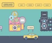 A conceptual website that introduces lomography cameras, guiding beginners through these cameras to understand how they work and explain the important mechanic within them.