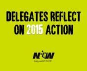 NUW Delegates Conference Video2015 from nuw video