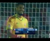 Chile vs Argentina 4-1 Full Penalty Shootout (Copa America Final 2015). from 2015 copa america final