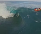 In July 2015 a massive swell hit Teahupoo, Tahiti in French Polynesia. This swell created massive 30 foot waves, surfing by Raimana, Matahi Drollet, Niccolo Porcella, Matehau Tetopata, Oliver Kurtz, Russell Bierke and more. This aerial video was filmed with a DJI Inspire and Phantom 3. Teahupoo is one of the most powerful and deadly waves on the planet, and breaks over a shallow reef, creating a below sea level effect.
