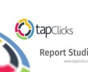 Turn Your Marketing and Analytics Data into a Visual Story With Report StudionnAt TapClicks, we don’t just believe in data – we believe that eloquently reported data is an agency’s power tool for business growth and client loyalty. nnWe’re passionate about showing you how to use high-level reporting to retain clients and lower your churn rate. We give you the tools to make data work for you.nnThat’s why we’re unveiling Report Studio. With a single click, you can turn your data into a