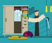 Agency: Tree Advertising nClient: SASOnCountry: KSAnStyle: 2D Motion Graphics nProject: A 2D Motion Graphics Video About Clothes Protection and Garment Card Check