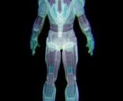 Hologram animation concept test.nnThe Iron Man Suit need to be developed into a realistic hologram for the film for shots that revolved around the discovery of Tony Stark&#39;s RT. Which took place inside his laboratory where he then used these hologram suits as proxy for him to run diagnostic, circulatory tests to benchmark his trials of chemical compound to his discovery of the molecule.nnnCreditsnDesign Company: Prologue FilmsnCreative Director: Danny YountnProducers: Ian Dawson, Elizabeth Newman