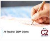 AP Exams are quickly approaching! Do you know what to expect when you take the AP exams in May? In this C2 webinar, we explain the in&#39;s and out&#39;s of some of the most popular AP Science and Math exams. Our subject-matter experts will guide you through the Biology, Chemistry, Physics, Calculus and Statistics exams: walking you through what&#39;s covered, sharing strategies for the various question types you&#39;ll encounter, and giving you a few tips on how to study. Ready to get a 5? Watch this webinar a