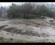 2019 Debris Flow: After over a year of filming mega sized disasters for the news, 3 Indie films and 3 National TV shows, a remote monitoring camera was pointed at me! It happened while I was chasing and staying just ahead, or so I thought, of a recent storm. I wound up at the San Ysidro Creek Debris Basin and it caught me filming and hightailing out of the area just as a 8&#39; surge of mud and debris appeared in a matter of seconds and overflowed the basin headed for Montecito once again! Luckily t