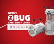 The next line of bug defense is Z-Bug Lantern + Light. Equipped with bug-attracting NUV LEDs and a 360º bug-zapping electric grid, this lantern &amp; spot light combo will keep your outdoor excursions enjoyable and bug free! The handle easily adjusts to conveniently serve both light modes. Z-Bug™ Lantern + Light includes Z-Bug Bulb™ Sweeper to remove insect remains from the grid housing.nnBuy: https://www.nebotools.com/p/Z-Bug-Lantern-%2B-Light/484nn1 SPOT LIGHT MODEn• 120 lumens - 18 hou