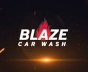 Video that will display before entering wash for Blaze Car Wash.