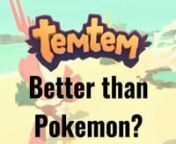 In today&#39;s video, we&#39;ll talk about Pokemon&#39;s competition, Temtem. Is it a worthy alternative to the beloved series? Check out my thoughts in this video!nnPlease subscribe! https://m.youtube.com/channel/UCMZ5Fp...nnScript:n Hello my cookies, welcome back to a new video from yours truly, where we have news, reviews, and other gaming jewels. I hope that you are having a good day today. In today’s video, I want to let you all know of a game that to me seems intriguing especially now with all t