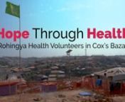 With support from Community Partners International (CPI), the Rohingya refugee community in Cox&#39;s Bazar is stepping up to meet the challenges they face. Accompany Jennifa, a CPI Community Health Volunteer, as she visits households in the world&#39;s largest refugee camp, and helps families to stay healthy.