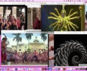 Court clip vidéo réalisé à partir de captures d&#39;écrannCréation de gifs animés en rapport avec le thème bollywood de la musique Udi baba
