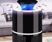 Mosquitoes always annoyed us in summer. The Electric Mosquito Killer Lamp can perfectly kill mosquitoes and other flying bugs to get rid of mosquitoes fast without sticky, messy poisons or sprays. Just 4 steps ( turn on the killer / light temptation / air fan suction / stuck in trap ), you will stay away from mosquito disturbing!
