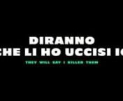Diranno che li ho uccisi io (They Will Say I Killed Them) is a kaleidoscopic journey into the suspended life of unmade films in Italian cinema. nnA reclusive archivist (Ernesto Mahieux) is living in an atemporal bureaucratic space where a cascade of dormant stories are waiting to reconcile with their existence and representation. The fervid imagination of this archivist will bring the audience to experience fragments of untold stories panning from a film about Italian Colonialism, to a thriller