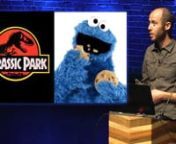 Part 3 of a lecture given at CAMP Festival 2018, an event co-produced by FITC - Mike Hill describes the archetypal basis of our love for Jurassic Park - and why Jurassic World Fallen Kingdom makes the Cookie Monster really sad.