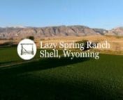 The Lazy Spring Ranch is situated in the shadow of the Big Horn Mountains, six miles north of Shell, Wyoming. Comprised of 295 diverse deeded acres, this Wyoming ranch for sale is a blend of lush irrigated hay fields, riparian corridor, cottonwood groves and rangeland pastures. This combination provides excellent habitat for elk, moose, mule deer, mountain lion, pheasants and turkeys. Bordered by Bureau of Land Management, an incoming owner will enjoy recreation, privacy and peace unrivaled by o