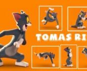 It has been a year since I started to create a model of Tomas Catnand consider it for rigging and animation. It was interesting for me to see this cat in 3D implementation,nthis is one of my favorite characters in the same row from