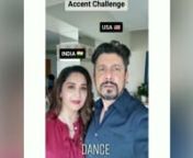 India vs USA; Madhuri Dixit takes the ‘Accent Challenge’ with husband Shriram Nene #Throwback Meanwhile, what caught everyone’s attention in the video is Madhuri&#39;s son, Arin Nene who can be seen goofing around while the couple was doing the challenge. Arin can be seen petting their dog while dancing in the background. How do you spell these words? Is it the American way or the Indian way? Let us know. Madhuri has been an active social media user, taking up viral challenges, posting videos