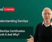Free Resources and Downloads: https://www.goodelearning.com/downloads?utm_source=YouTube&amp;utm_medium=DevOps_Foundation&amp;utm_campaign=SME&amp;utm_content=Is_Certification_Worth_itnnTry a Free Module: https://www.goodelearning.com/courses/devops-certification?utm_source=YouTube&amp;utm_medium=DevOps_Foundation&amp;utm_campaign=SME&amp;utm_content=Is_Certification_Worth_itnnnWhen it comes to DevOps training, many potential students wonder if the benefits of getting certified are worth the cos