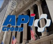 The New York Stock Exchange welcomes APi Group Corporation (NYSE: APG) as it virtually rings The Closing Bell® in honor of all of the veterans who have worked at APi over the years and helped with its growth and expansion.