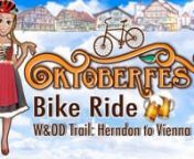 Oktoberfest Breweries Bike Tour: W&amp;OD Trail Herndon to Vienna, VA nSubscribe to our YouTube Channel: https://www.youtube.com/channel/UC3og6FPSbicKUUhhnJmgLGw?view_as=subscribernIt doesn&#39;t matter whether you have German heritage everyone can celebrate Oktoberfest. When you think of Oktoberfest you think of the Chicken Dance, pretzels, Oompha bands, and of course Beer.nWe are going to celebrate Oktoberfest- bike riding on the W&amp;OD in October while the leaves on the trees are changing.So