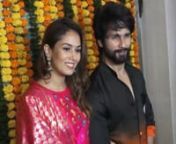 Mira Rajput has never failed to amuse us with her style and social media. She has a massive fan following on social media thanks to her beauty and style. Whenever she makes an appearance with Shahid Kapoor, netizens love their amazing style sense and chemistry. Today, take a look at their desi looks at an event.