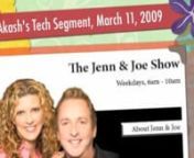 Listen (and watch) Akash&#39;s tech segment on The Jenn &amp; Joe Show on Talk1410AM (Vancouver).nnwww.talk1410.com