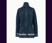 full zipper jacket in indigo yarn