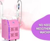 https://mychway.com/itm/1005524The no needle mesotherapy technology is a non-surgical technique that uses electroporation and electro-osmosis technology by mesotherapy gun to open the pores of skin cells by electrically stimulating the skin, and then uses pressure atomization to penetrate the skin nutrient solution into the subcutaneous fat and deep skin layer, allowing the skin to absorb the skin nutrient solution more quickly. Improve the beauty of the effect.nnNowadays, more and more female
