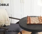 Introducing Wobble Chess Set by Umbra. A classic game with a modern twist. Accessorize your home with the Wobble Chess set by Umbra. Motion is added to an otherwise still game with the board’s concave landscape that supports freely moving, weighted, playing pieces. This prize-winning Chess Set is made of beautifully polished maple and walnut wood and detailed with accents of chrome for a modern aesthetic. Wobble Chess Set comes in a natural maple and walnut wood finish with chrome and measures