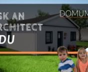 Tim Alatorre, Principal Architect of Domum asks his children a series of Architectural Questions, today he will ask,