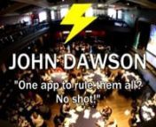 One App to Rule Them All? No Shot! - a DisruptHR talk by John Dawson - Regional Manager at Xref North AmericannDisruptHR Toronto 4.0 - June 8, 2017 in Toronto, ON #DisruptHRTO