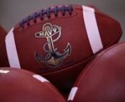 Big Game USA, a leading manufacturer of Football Bowl Subdivision (FBS) game footballs, and the United States Naval Academy, are proud to introduce the new Navy Midshipmen official game football for the upcoming 2017 season. nBig Game designed the exclusive, custom-tailored 2017 Navy game football with the Midshipmen’s classic anchor logo hot-stamped with gold foil.The game balls also feature distinctive blue laces this season, a unique highlight the Mids added just one year after making col