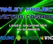 ♦♦♦Subscribe!! http://full.sc/2o70tly ♦♦♦nnThis is a Laser XY Scanner projector made with an Arduino Uno, the Adafruit Motor Shield V2, a Bluetooth HC-06, a laser diode and two steppers motor to make the galvometer.nnYou can control it by USB to your computer or by Bluetooth if your computer are able, or by an Android App.nnThe original Laser project was made by StanleyProjects:nhttps://www.youtube.com/channel/UCx1xiWx0sUH85QdtcfkqU9wnnI redesigned the Windows UI and developed the An