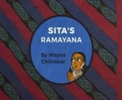 Sita’s Ramayana is a graphic novel published by Tara Books, in which the point of view of the Ramayana – the saga of a heroic war – is shifted to bring a woman’s perspective to this timeless epic. This short film features a performance of one of the episodes of the Ramayana by the illustrator of the book, Moyna Chitrakar. She lives in the village of Nirbhaypur in West Bengal, India and belongs to the Patua folk art tradition. Patua artists paintscrolls, and use them to perform songs th