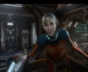 [A Virtual Reality sci-fi game developed by Ready At Dawn Studios]nHand-key animated Olivia (Liv), also the Series 8 android, and all props, (minus facial capture).nThis sequence opens the game.