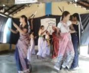 Students presented a pole dance relatedto INDIA in school cultural show.